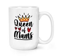 Queen Of Mams 426ml Grande Tazza Mamma Della Giorno World's Best Bellissimo Love