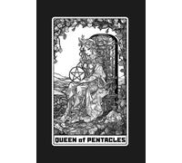 Queen of Pentacles - Tarot Card Notebook - Card No.66 (Dark Ed.): A5 Ruled Lined Journal Diary Sketchbook Notebook - Queen of Pentacles (Nurturing and Practicality)