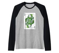 Queen of Shamrock - Festa di San Patrizio Irish Pride Maglia con Maniche Raglan
