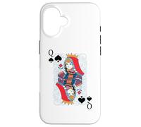 Queen of Spades - Carte da gioco per blackjack Custodia per iPhone 16