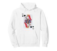 Queen of Spades - Carte da Gioco per Blackjack Felpa con Cappuccio