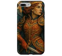 Queen of Spades Warrior Medieval Fantasy Card Lucky Poker Custodia per iPhone 7 Plus/8 Plus