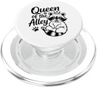 Queen of the Alley Funny Trash Panda Raccoon PopSockets PopGrip per MagSafe