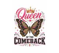 Queen OF The Comeback: Notebook for Daily Note Taking, Journaling, Church Notes and More | 6x9 inches, 200 pages | A Perfect Gift for Women