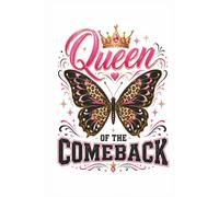 Queen OF The Comeback: Notebook for Daily Note Taking, Journaling, Church Notes and More | 6x9 inches, 200 pages | A Perfect Gift for Women
