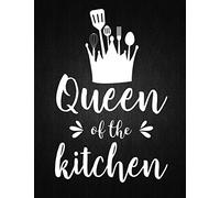 Queen of the kitchen: Recipe Notebook to Write In Favorite Recipes | Best Gift for your MOM | Cookbook For Writing Recipes | Recipes and Notes for Your Favorite for Women, Wife, Mom 8.5" x 11"