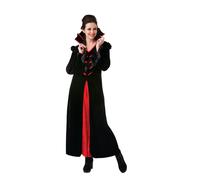 QUEEN OF THE VAMPIRES COSTUME - FANCY DRESS COSTUME (SIZE: Unisex Costumes NUOVO