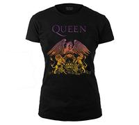 Queen Officially Licensed - T-Shirt Gradient Logo Bohemian Rhapsody Maglia Maglietta da Donna Rock (Large)