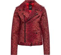 Queen Paraffin Ladies Marlon Giacca Leo " Motor Queen Service" QKI39002 XS Rosso