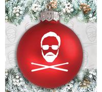 Queen Roger Taylor Taylored Signature Collectors Christmas bauble red LIMITED ED
