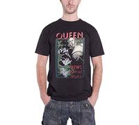 Queen T Shirt Flash Gordon Song Band Logo Ufficiale Uomo Bianca