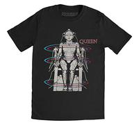 Queen - Queen - T-shirt unisex europea Tour Tour 1984 con stampa posteriore nera - S