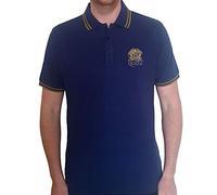 Queen - T-Shirt # S Unisex Blue # Crest Logo