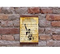 Queen The Show Must Go On Sheet Music Stampa artistica su sfondo...