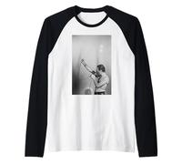 Queen The Works Tour Freddie Mercury Live 1984 Maglia con Maniche Raglan