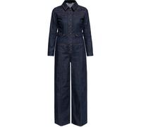 Queen Tuta da donna Kerosin in stile western in denim 4XL Blu