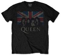 ROCKOFF Queen Union Jack (Retail Pack) T-Shirt, Nero (Nero Nero), M Uomo