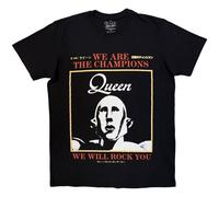 Queen We Are The Champions Premium ufficiale Uomo maglietta unisex