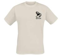 Queens Of The Stone Age In Times New Roman - Snake Candle Uomo T-Shirt Sabbia Chiaro M
