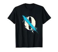Queens Of The Stone Age Maglietta Ufficiale dell'Età della Pietra in Frantumi, Nero, S, Unisex - Adulti, Manica Lunga, T-Shirt, Cartoon-style Classic Half-sleeve T-shirt