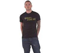 Queens Of The Stone Age Metallic Logo T-Shirt Carbone L
