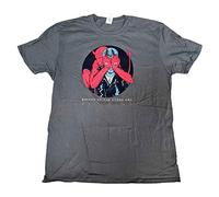 Queens Of The Stone Age T Shirt Villains 2017 Nuovo Ufficiale Uomo Charcoal Size S