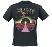 Queens Of The Stone Age Warp Planet Uomo T-Shirt Nero L 100% Cotone Regular