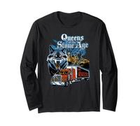 Queens of The Stone Age Wolf Skyline Hard Rock Maglia a Manica