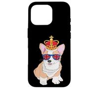 Queens Platinum Jubilee 70 anni Souvenir British Corgi Dog Custodia per iPhone 16 Pro