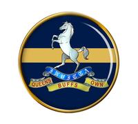Queen's Proprio Buffs , Reale Kent Regiment, Britannico Militare Spilla