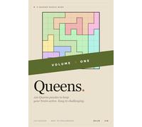 Queens Puzzle Book for Adults: 120 Queens Logic Puzzles in 5 Difficulty Levels | 10x10 Grids | Also Known as Star Battle or Two Not Touch | With Complete Solutions