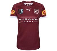 Queensland Maroons Qld Puma Rugby Uomo Pioggia Maglia Pantaloni Rosso Nuovo
