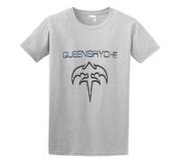 Queensrÿche Logo T-Shirt Man's Fashion Cotton Gray Clothes Unisex Tee L