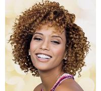 QUEENTAS 8 pollici capelli all'uncinetto Ombre Passion Twist capelli giamaicano Bounce Gogo Curl Faux Locs trecce all'uncinetto extension per capelli (6 confezioni, 27)