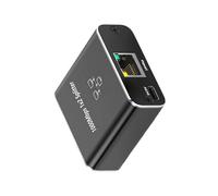 QUEENYARD 1 a 2 3 4 Gigabit Ethernet Network Expander Splitter 1000Mbps Velocità veloce per Home Entertainment USB C Cavo di Alimentazione