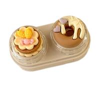 QUEENYARD Lovely Desert Lenses - Custodia e applicatore a ventosa per lenti morbide, strumento di rimozione, Multicolore