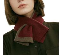 QUEENYARD sciarpa invernale, Caldo Maglia Sciarpa Corta per Ufficio Vestito Decorativo Collo Ghetta Collo Scialle Donne Neckwear Outdoor Indoor Sciarpa Incrociata