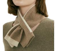 QUEENYARD sciarpa invernale, Caldo Maglia Sciarpa Corta per Ufficio Vestito Decorativo Collo Ghetta Collo Scialle Donne Neckwear Outdoor Indoor Sciarpa Incrociata