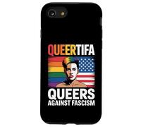 Queertifa Queers contro il fascismo resistere a nessun re orgoglio LGBTQ Custodia per iPhone SE (2020) / 7/8