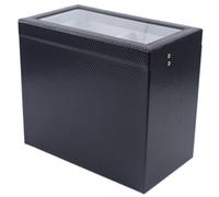 Queeucaer 24 slot Multiple Glasses Organizer Eyeglass Sunglass Storage Box Espositore Holder per bracciali, orologi, collane e altri accessori. Sarà la scelta ideale, Nero , 1