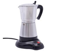 Queeucaer Macchina da caffè elettrica da 300 ml, 6 tazze, Italia Moka, 480 W, adatta per 1-6 persone e può essere utilizzata in famiglie, incontri, caffè, uffici, dormitori universitari