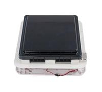 Queeucaer Ventilatore a LED da 12 V, per camper, camper, camper, camper, camper, rimorchi e furgoni, 1 batteria a bottone (non inclusa)