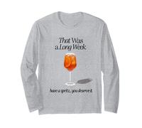 Quella È Stata Una Lunga Settimana Avere Uno Spritz Che Lo MERITI Maglia a Manica