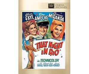 Quella Notte A Rio DVD (1941) - Alice Faye, Don Ameche, Carmen Miranda