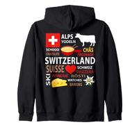 Quello Che Amo della Svizzera Felpa con Cappuccio