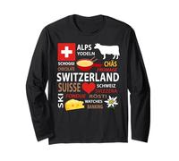 Quello Che Amo della Svizzera Maglia a Manica