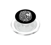Quello che il gatto vuole una persona divertente PopSockets PopGrip per MagSafe