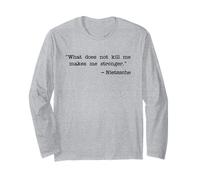 Quello Che Non Mi Uccide Mi Rende più Forte Nietzsche Maglia a Manica