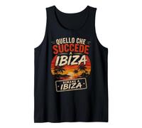 Quello Che Succede A Ibiza Rimane A Ibiza Tramonto Vintage Canotta