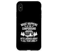 Quello che succede al campeggio viene riso tutto l'anno Custodia per iPhone XS Max